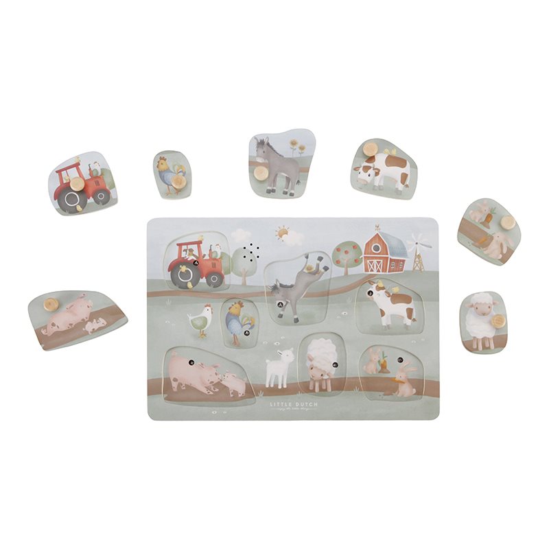 Puzzle sonoro Little Farm Little Dutch - imagem 2