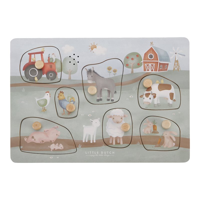 Puzzle sonoro Little Farm Little Dutch