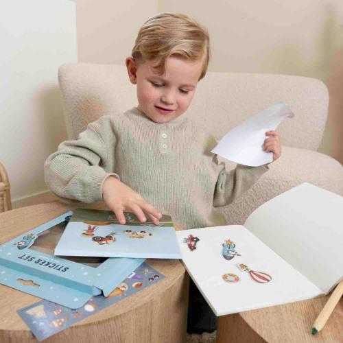 Set de Autocolantes | 3 Folhas | Jim & Friends - Little Dutch