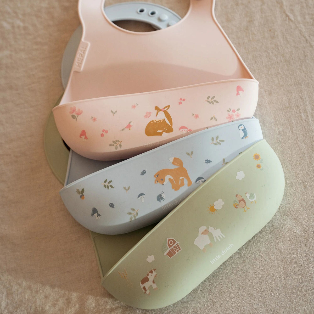 Babete de Silicone - Forest Friends - Little Dutch