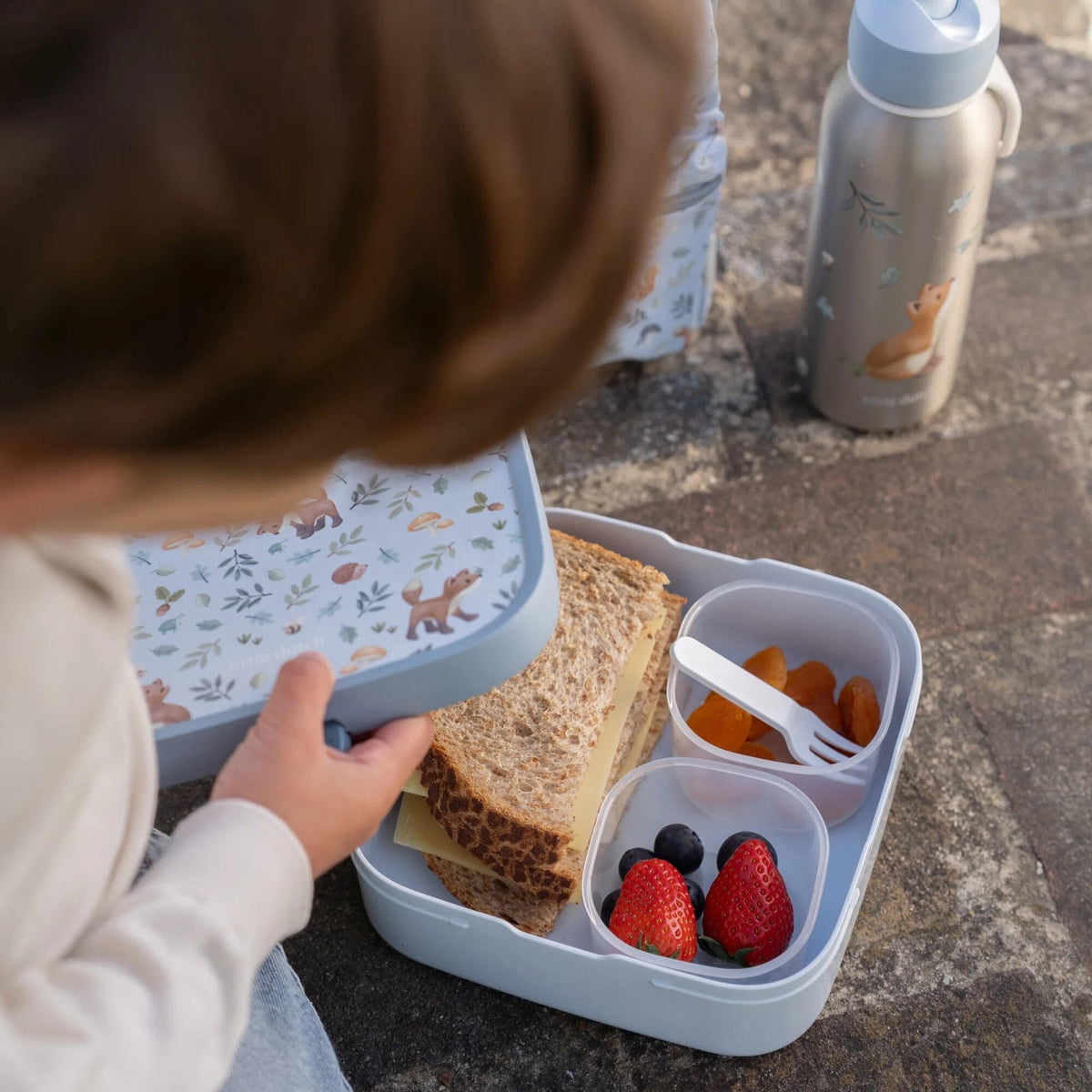 Lancheira Grande Campus Bento Forest Friends - Little Dutch