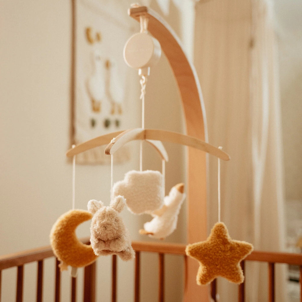 Mobile Musical de Madeira Newborn Naturals - Little Dutch