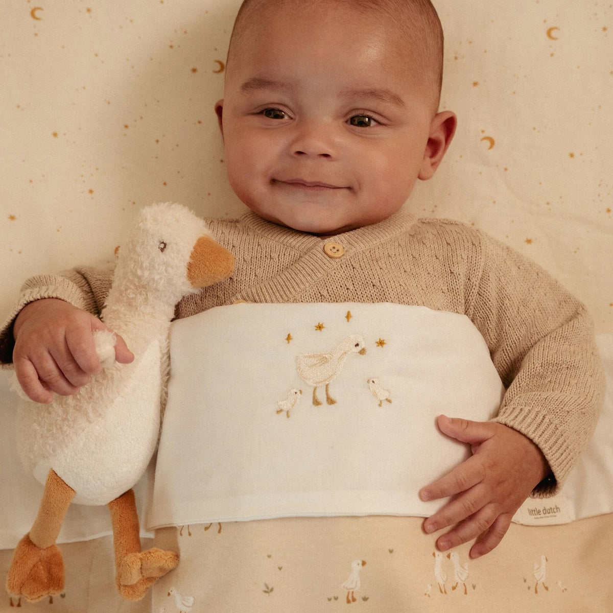 Cuddle Little Goose 17cm - Little Dutch