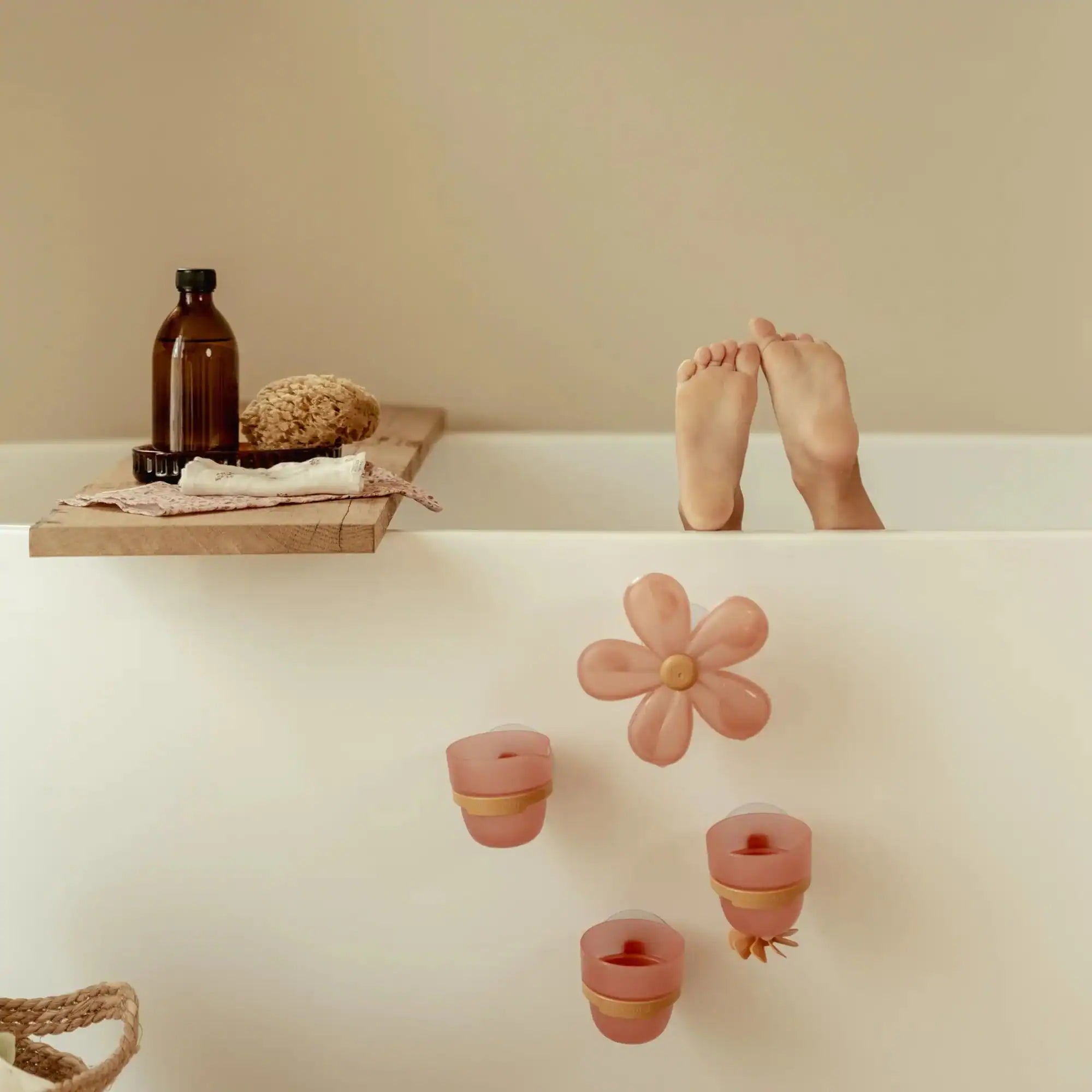 Copos de Brincar para Banho | Flor