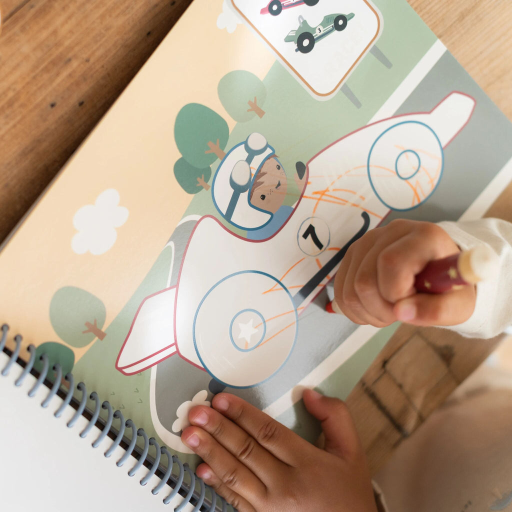 Livro de Colorir Colour Magic Jim & Friends - Little Dutch