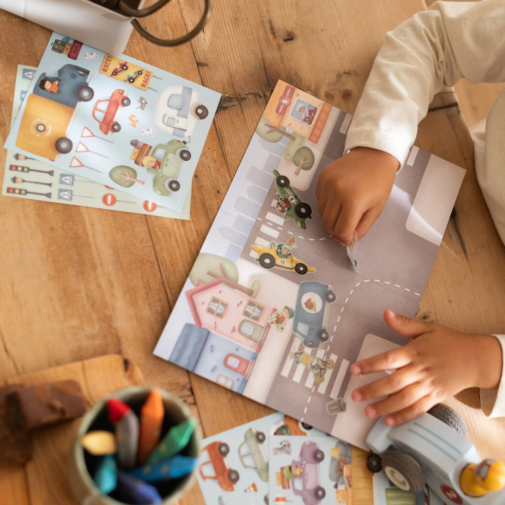 Livro de Autocolantes Jim & Friends - Little Dutch