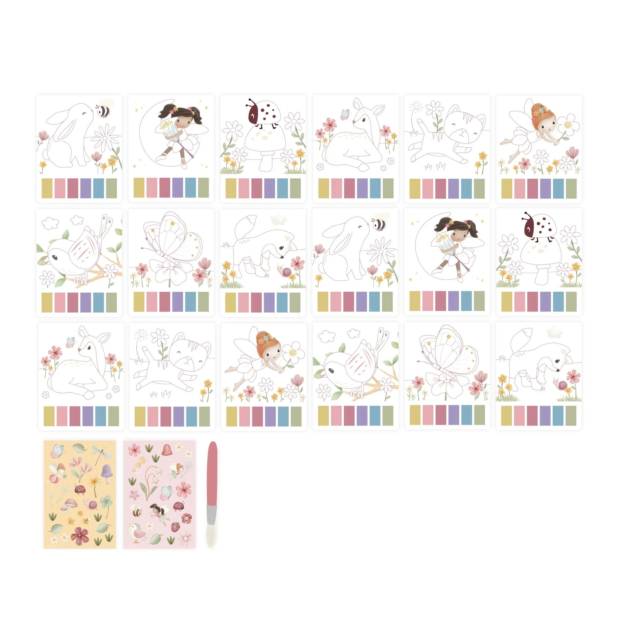 Set de Pintura com Aguarelas | Fairy Garden