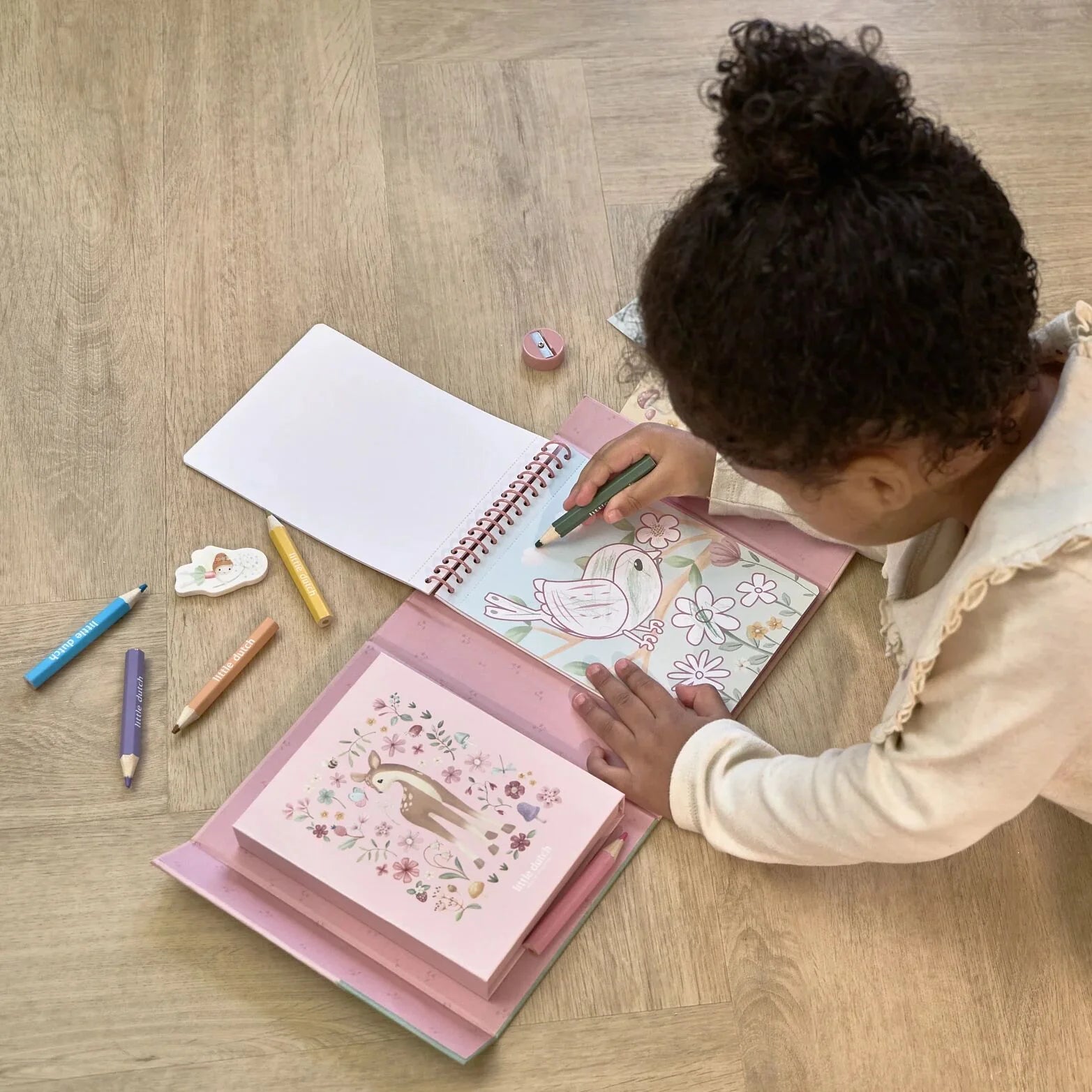 Conjunto de Colorir Rosa | Fairy Garden