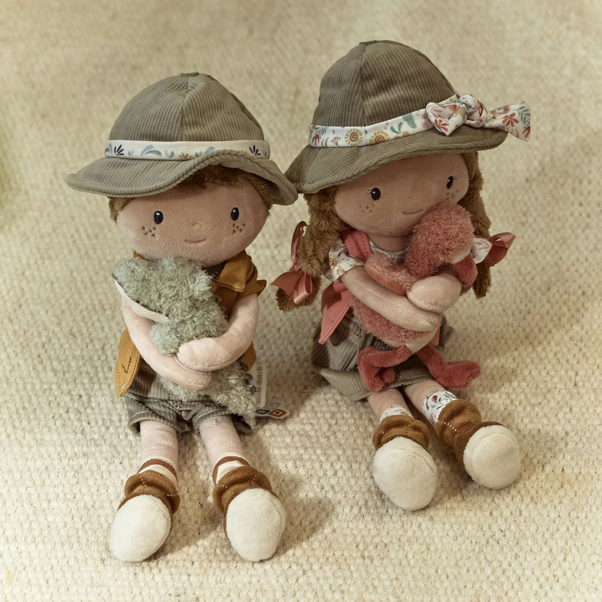 Bonecos Ranger Rosa e Jim Little Dutch