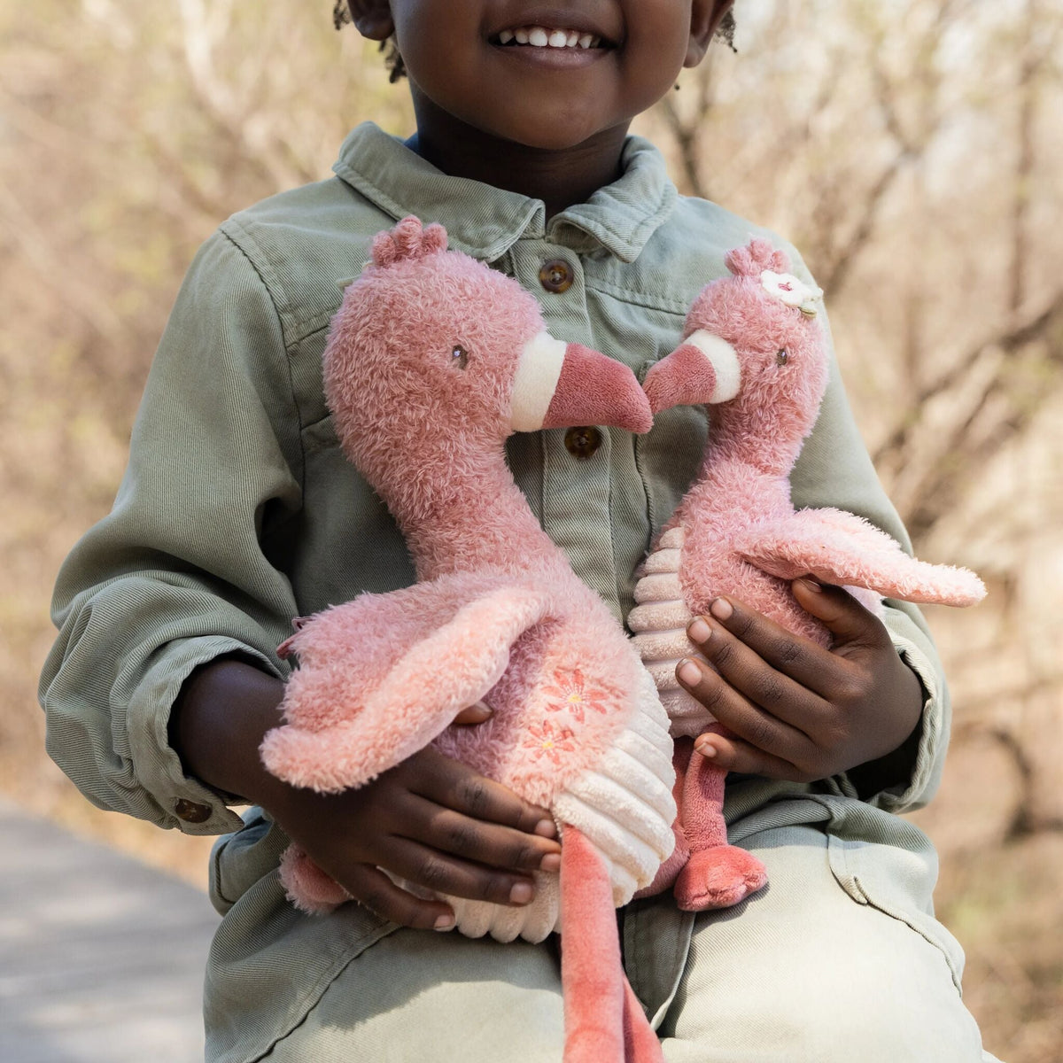 Peluches Flamingo Safari Friends Little Dutch