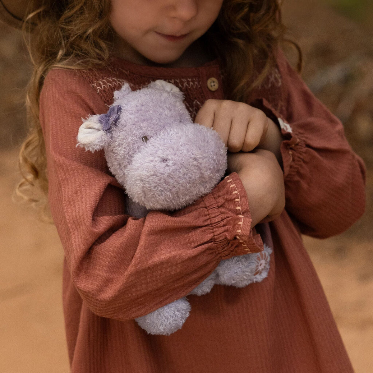 Peluche Hipopótamo Little Dutch - com bebé
