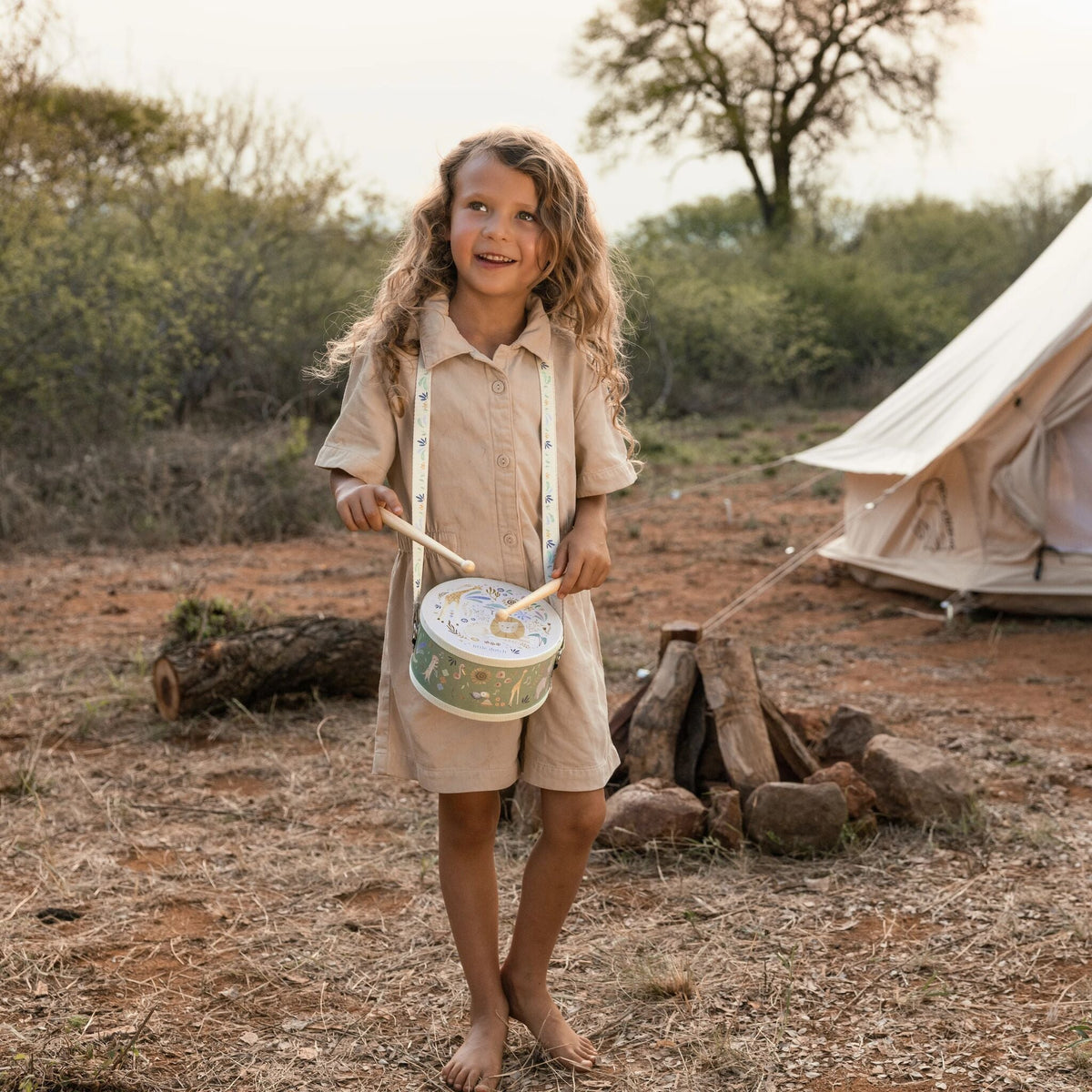 Tambor Musical Safari Friends Little Dutch - imagem 5