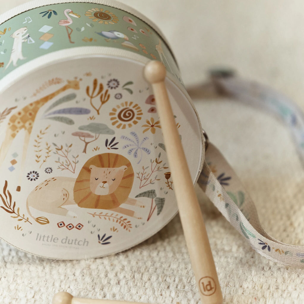 Tambor Musical Safari Friends Little Dutch - imagem 7