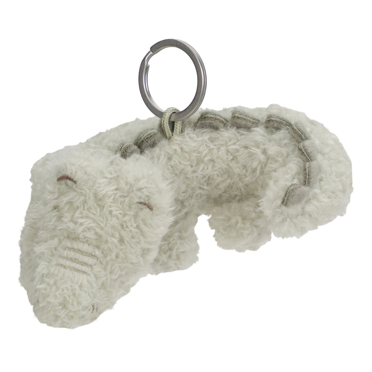 Porta-Chaves Crocodilo Verde Safari Friends Little Dutch - fundo branco