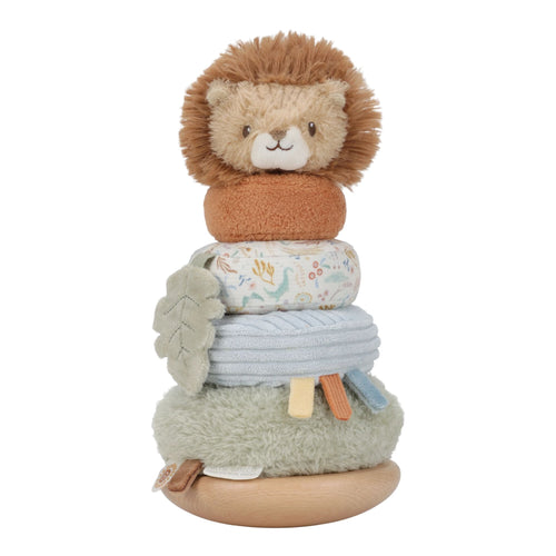 Anéis de Empilhar Fofos Safari Friends Little Dutch - fundo branco