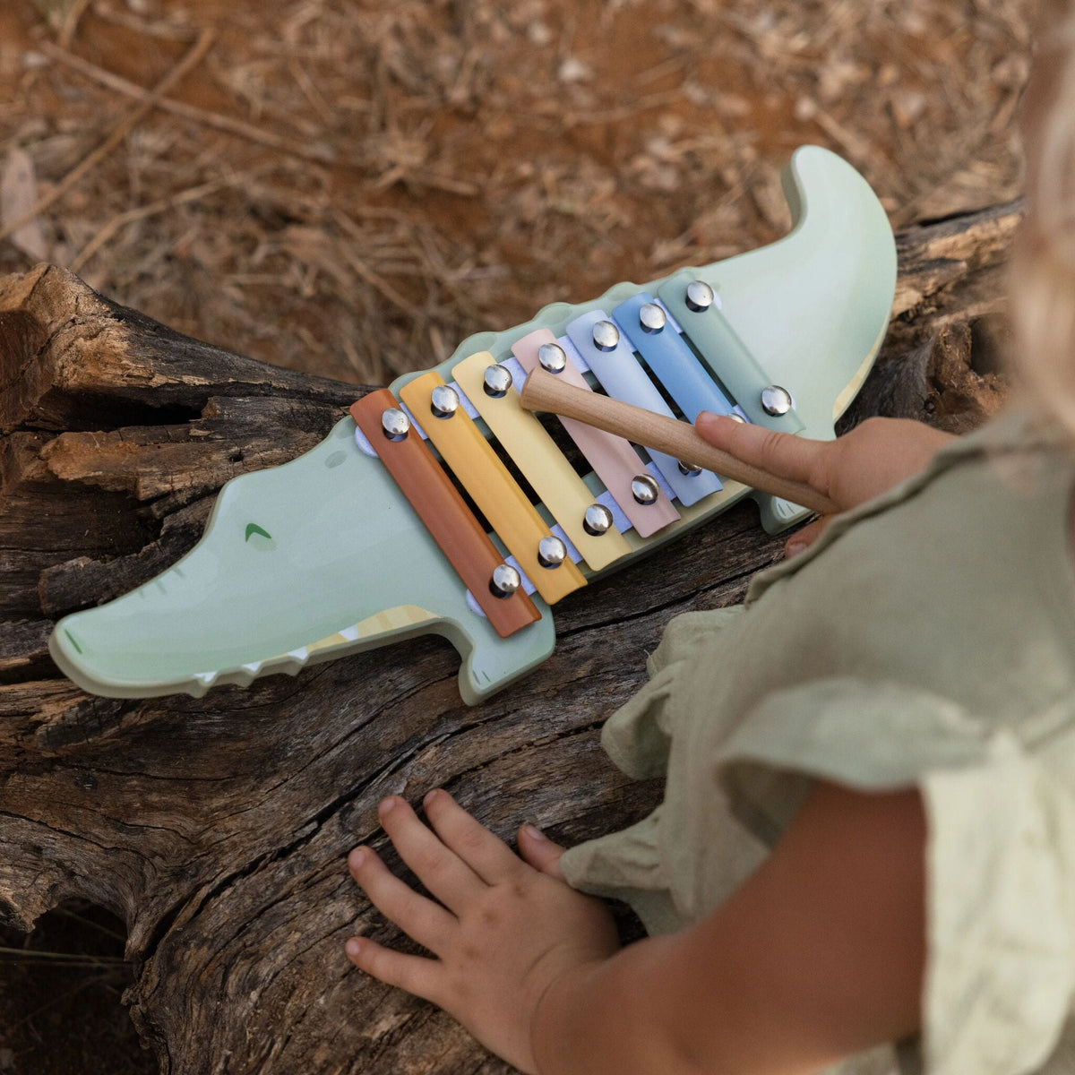 Xilofone Crocodilo Little Dutch - imagem 3