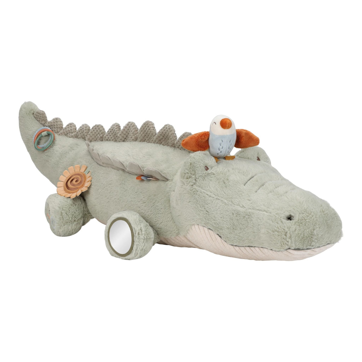 Peluche de Atividades Crocodilo XL Safari Friends Little Dutch - fundo branco
