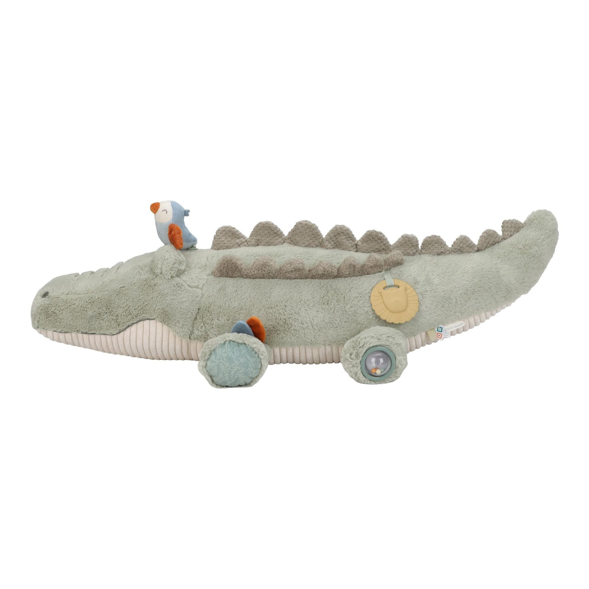 Peluche de Atividades Crocodilo XL Little Dutch - lado