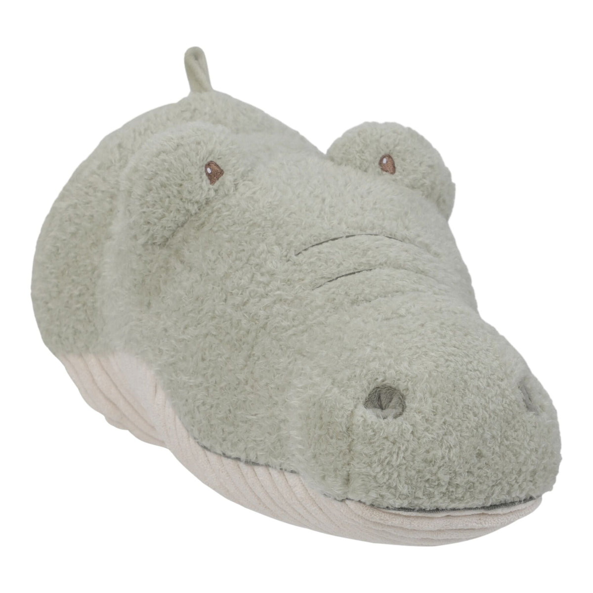Cabeça de Animal Crocodilo Verde Safari Friends Little Dutch - fundo branco