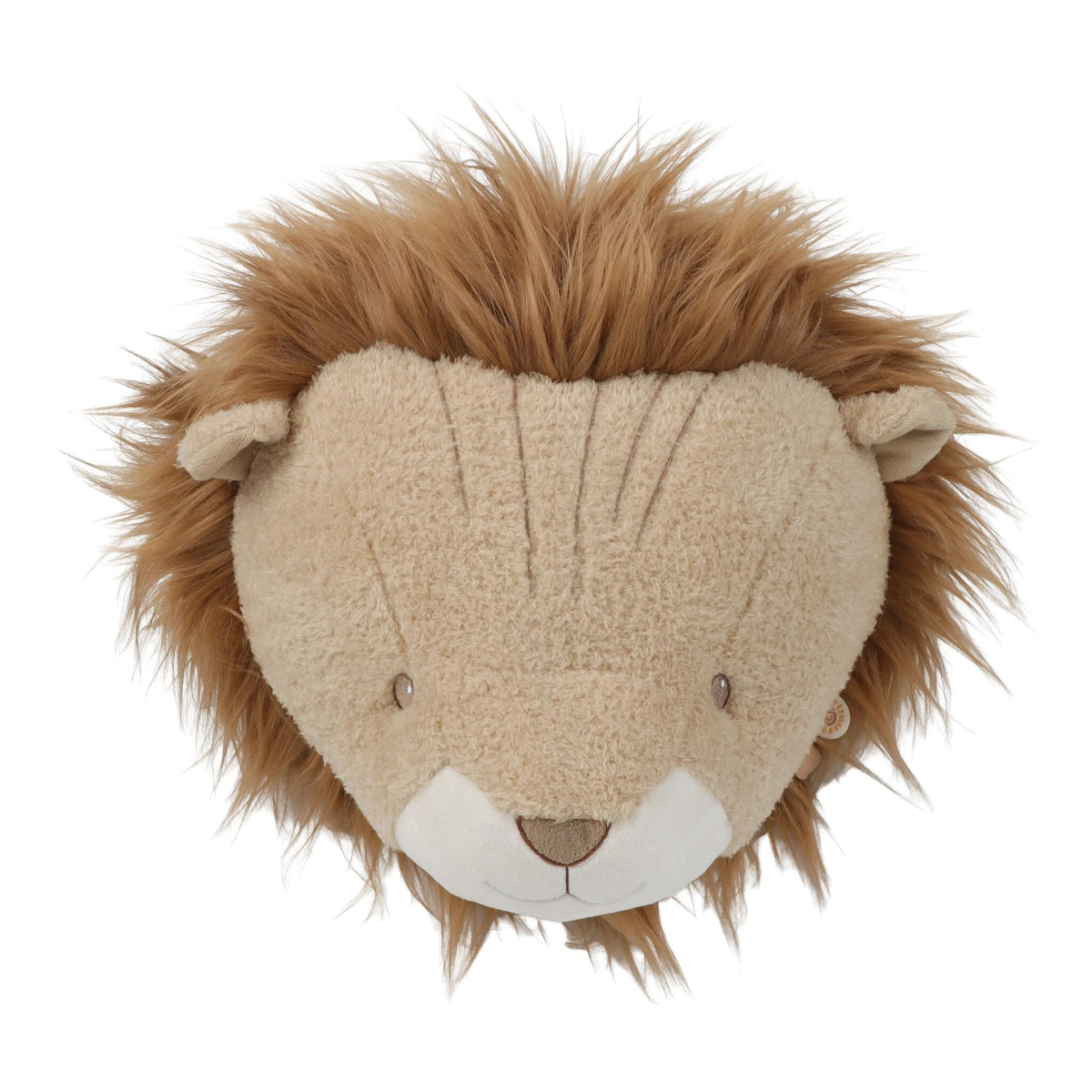 Cabeça de Animal Leão Amarela Safari Friends Little Dutch - fundo branco