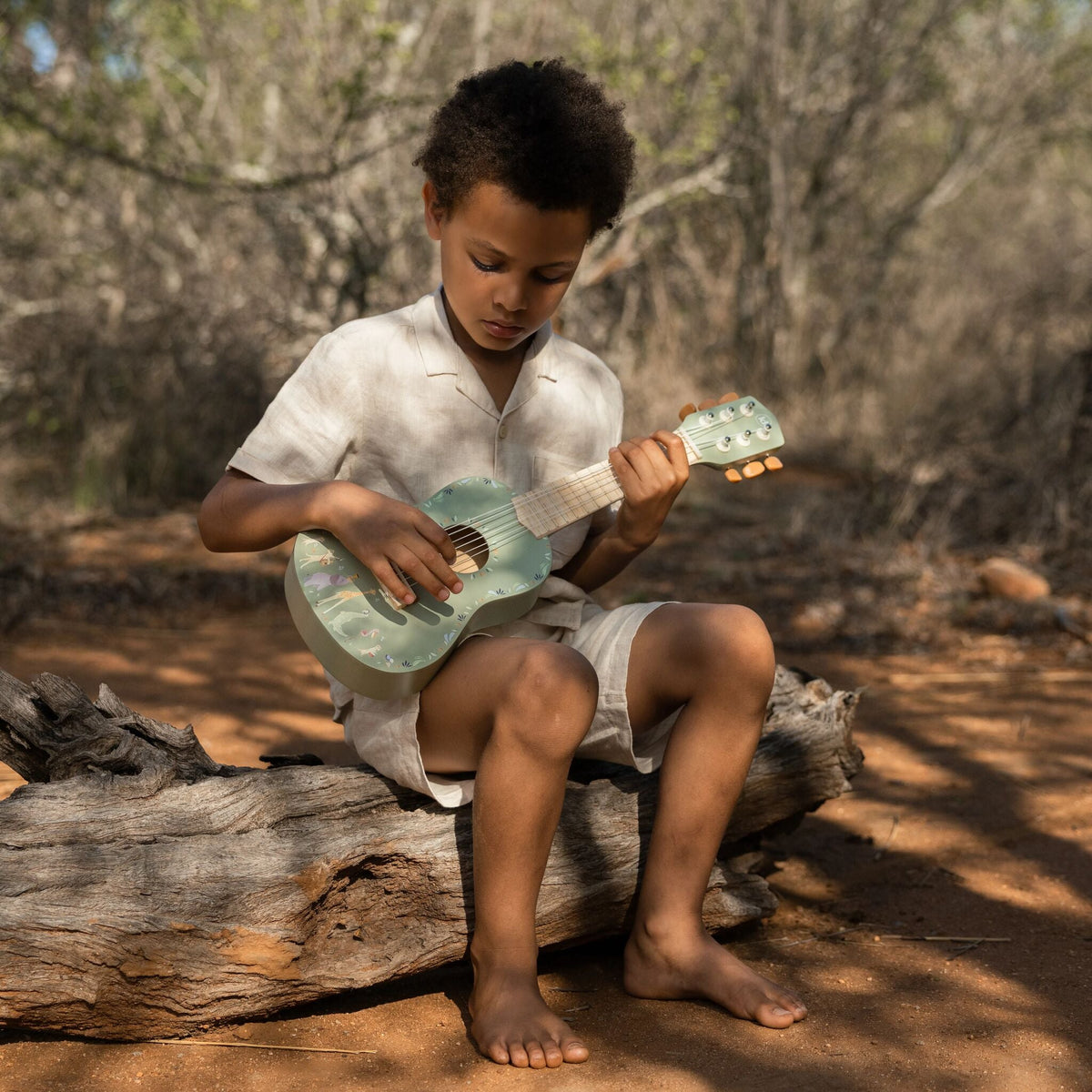 Guitarra de Madeira Verde Little Dutch - imagem 5