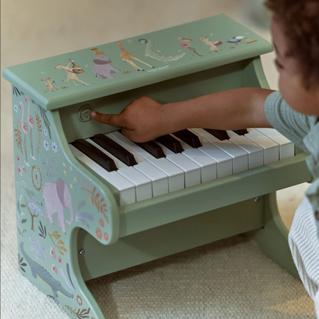 Piano de Madeira Verde Little Dutch - imagem 9