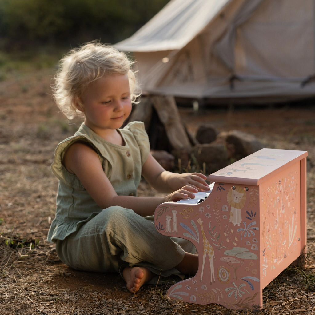 Piano de Madeira Rosa Little Dutch - imagem 7