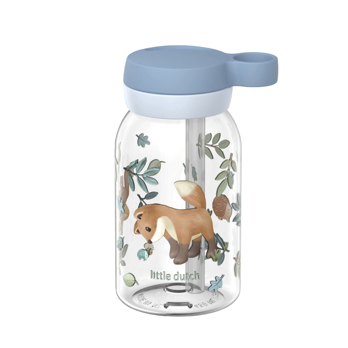 Garrafa com Palhinha - 450 ml - Forest Friends - Little Dutch