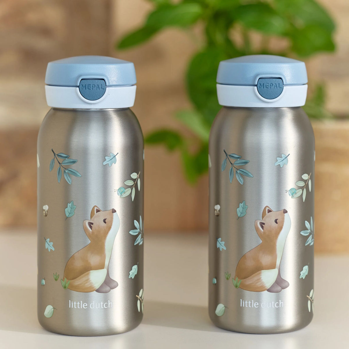 Garrafa Térmica Flip Cap - 500 ml - Forest Friends - Little Dutch