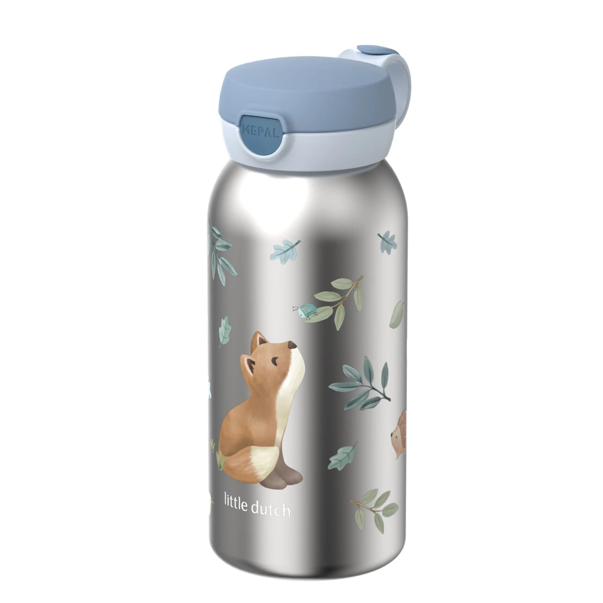 Garrafa Aço Inox Flip Cap - 600 Ml - Forest Friends - Little Dutch