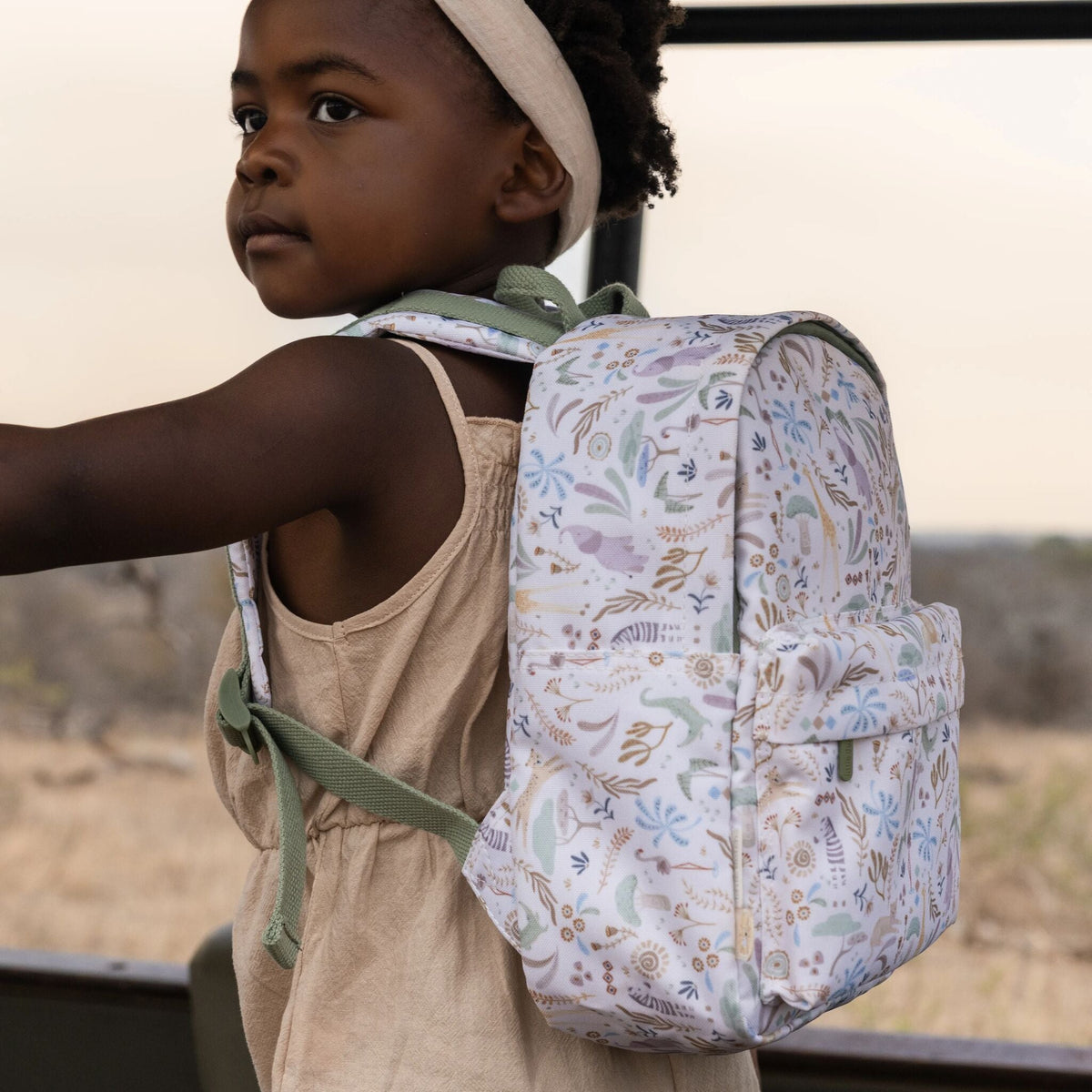 Mochila 29 cm Safari Friends Little Dutch - imagem 5