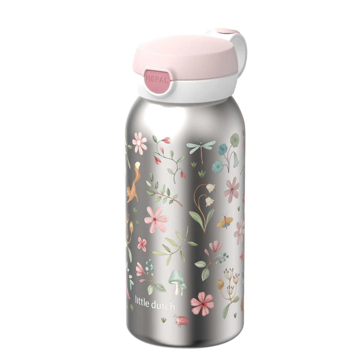 Garrafa Aço Inox Flip Cap 600 ml Fairy Wonders - Little Dutch