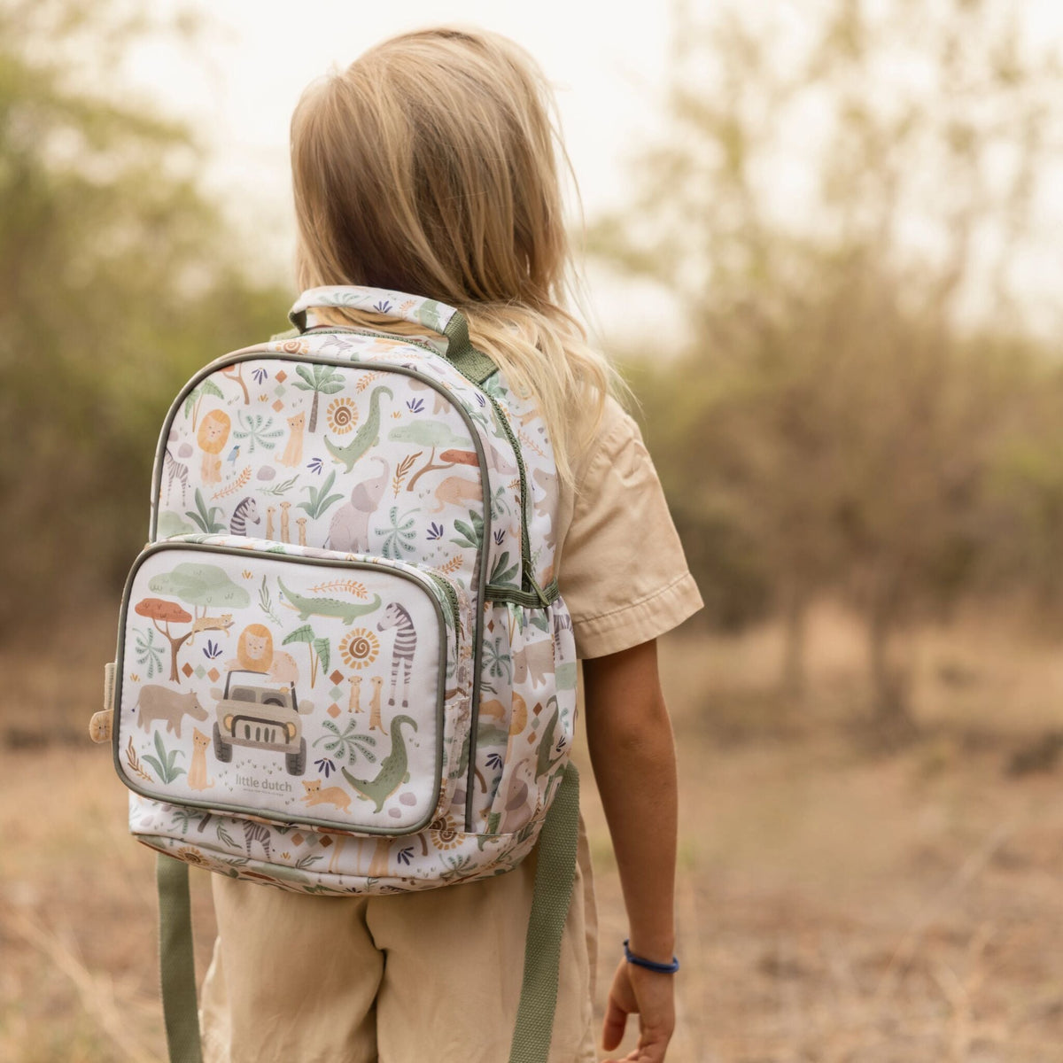 Mochila 35 cm Safari Friends Little Dutch - imagem 5