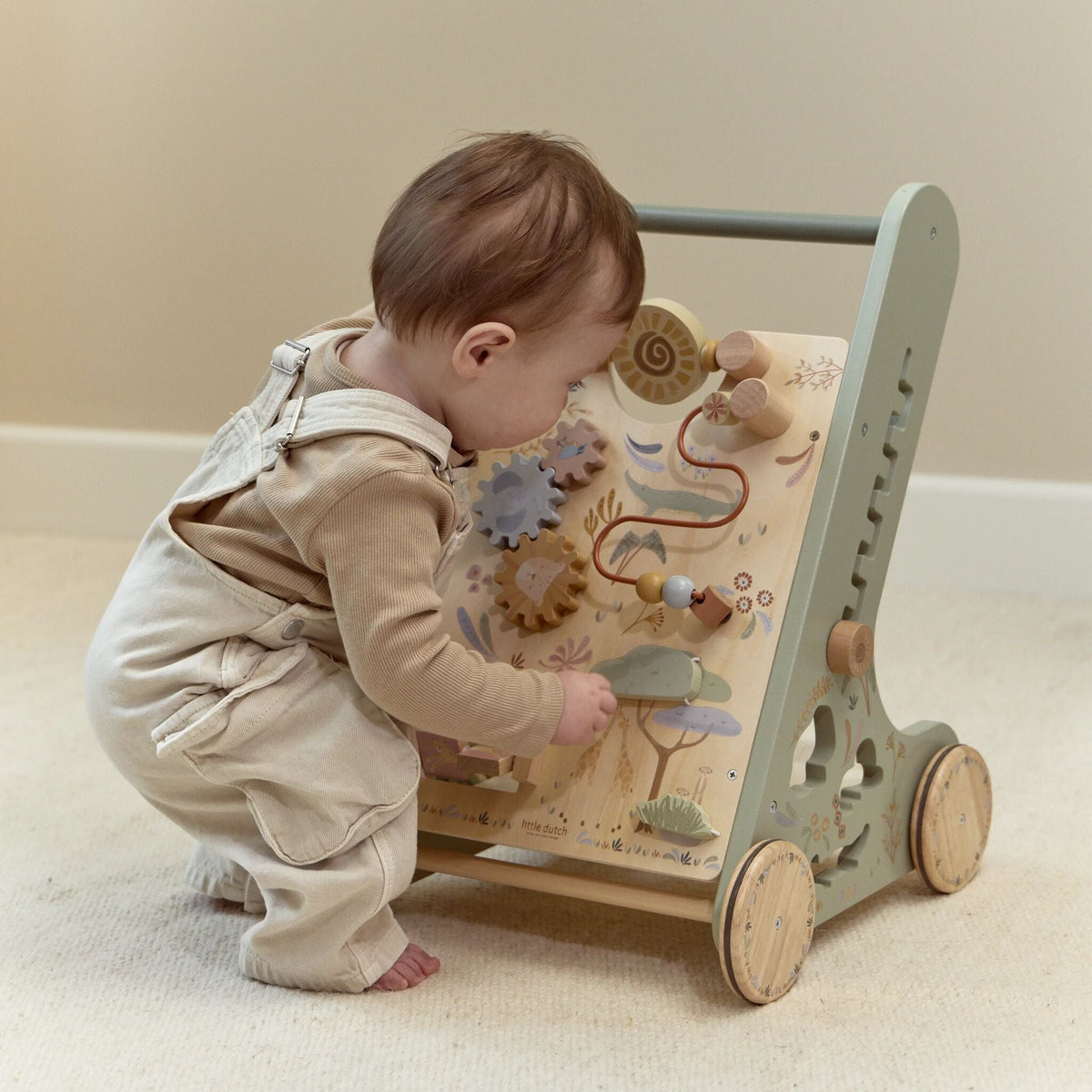 Andador de Atividades Verde Little Dutch - a brincar