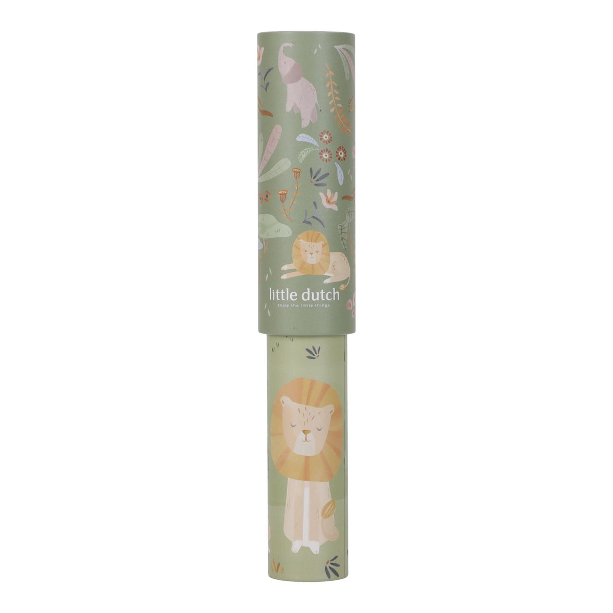 Caleidoscópio Verde Safari Friends Little Dutch - fundo branco