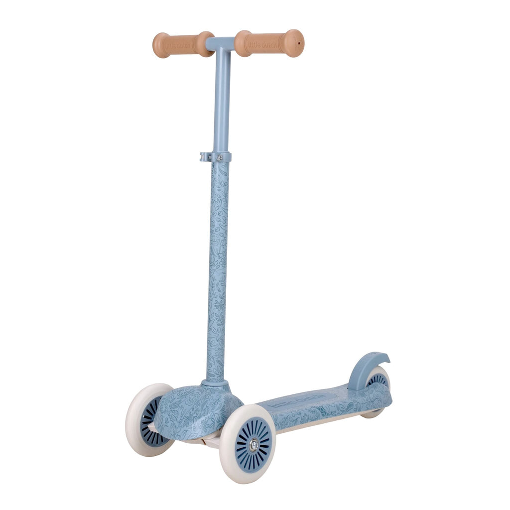 Trotinete 3 Rodas Azul Little Dutch - fundo branco