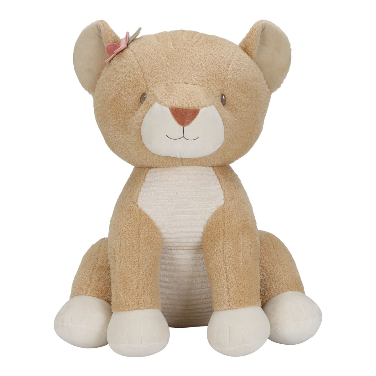 Peluche Leoa 60 cm Safari Friends Little Dutch - fundo branco