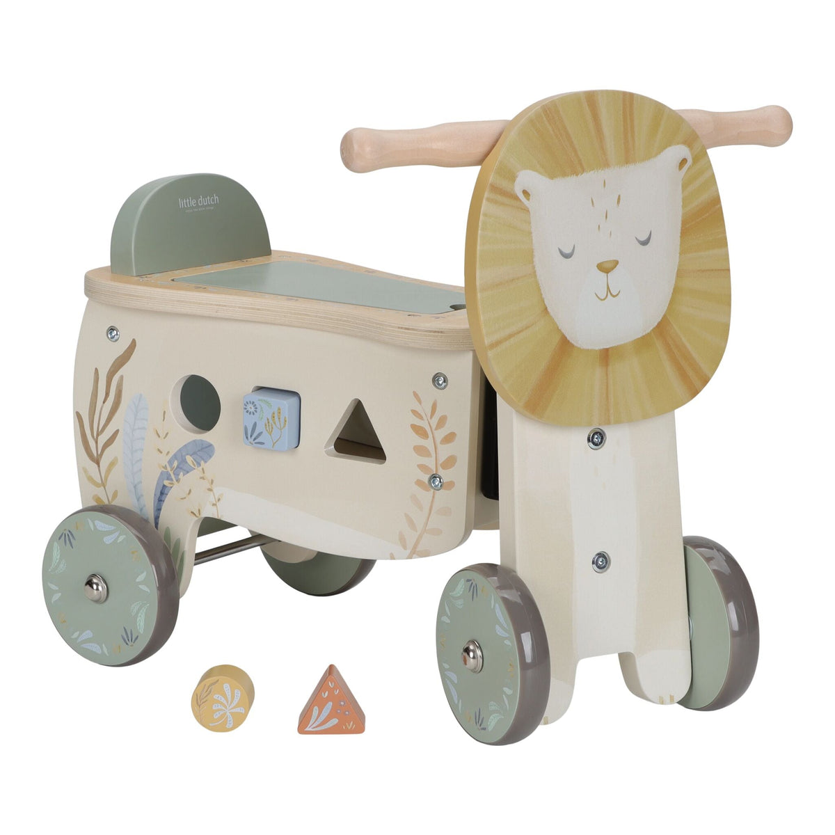 Leão de Montar Safari Friends Little Dutch - fundo branco