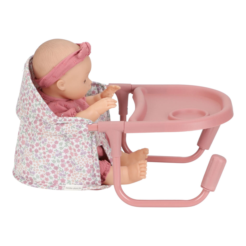 Cadeira de Mesa para Boneca Rosa - imagem 3