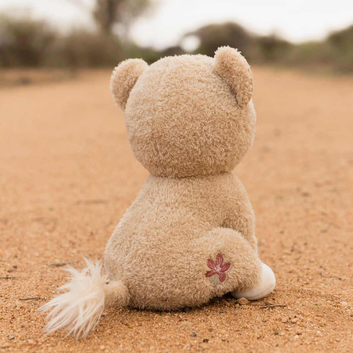 Peluche Leoa 17 cm Little Dutch - com bebé