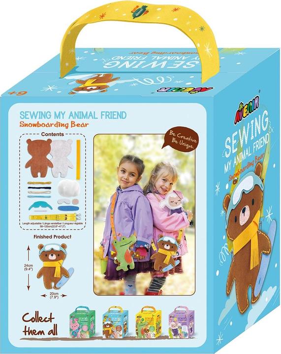 Avenir Sewing My Animal Friend – Snowboarding Bear – imagem 2