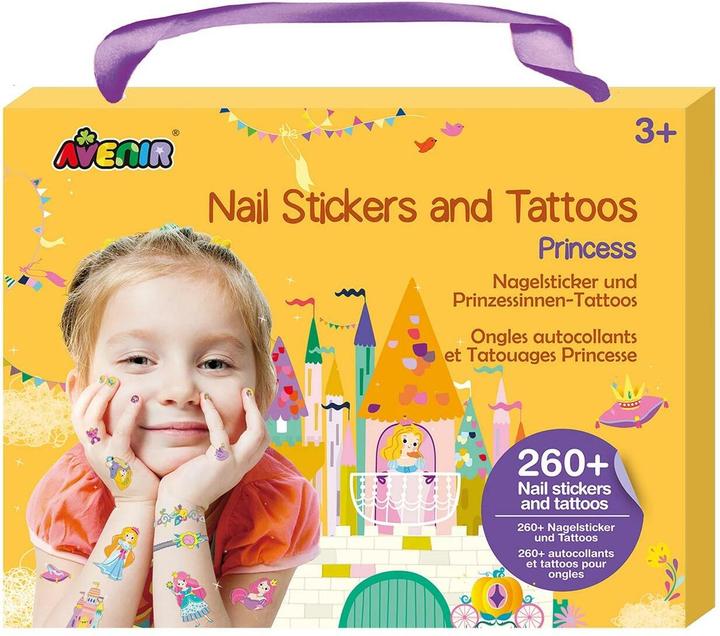 Avenir Nail Stickers and Tattoos – Princess – imagem 4