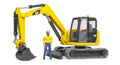 CAT Mini Escavadora com Figura