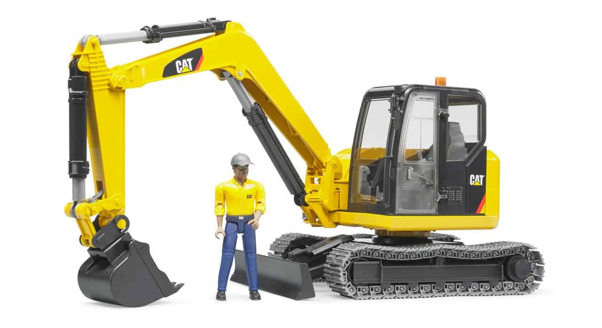 CAT Mini Escavadora com Figura