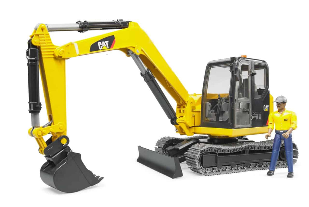 CAT Mini Escavadora com Figura