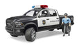 Carrinha Pick Up RAM 2500 com Polícia