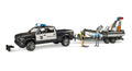Pickup Ram 2500 | Polícia com Atrelado e Barco