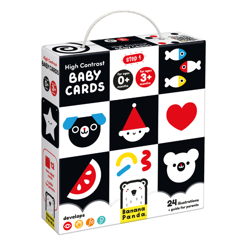 High Contrast | Baby Cards | +0m +3m
