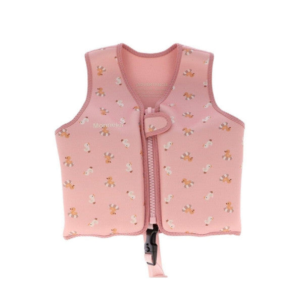 Colete Flutuador de Aprendizagem | Rosa Baby Ducks
