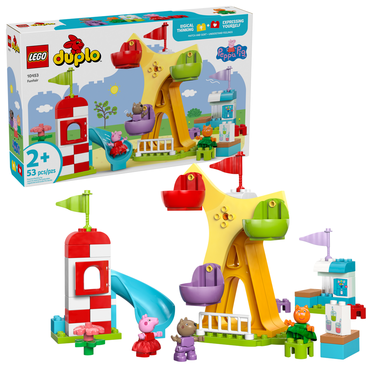 LEGO DUPLO Porquinha Peppa Parque de Diversões 10453